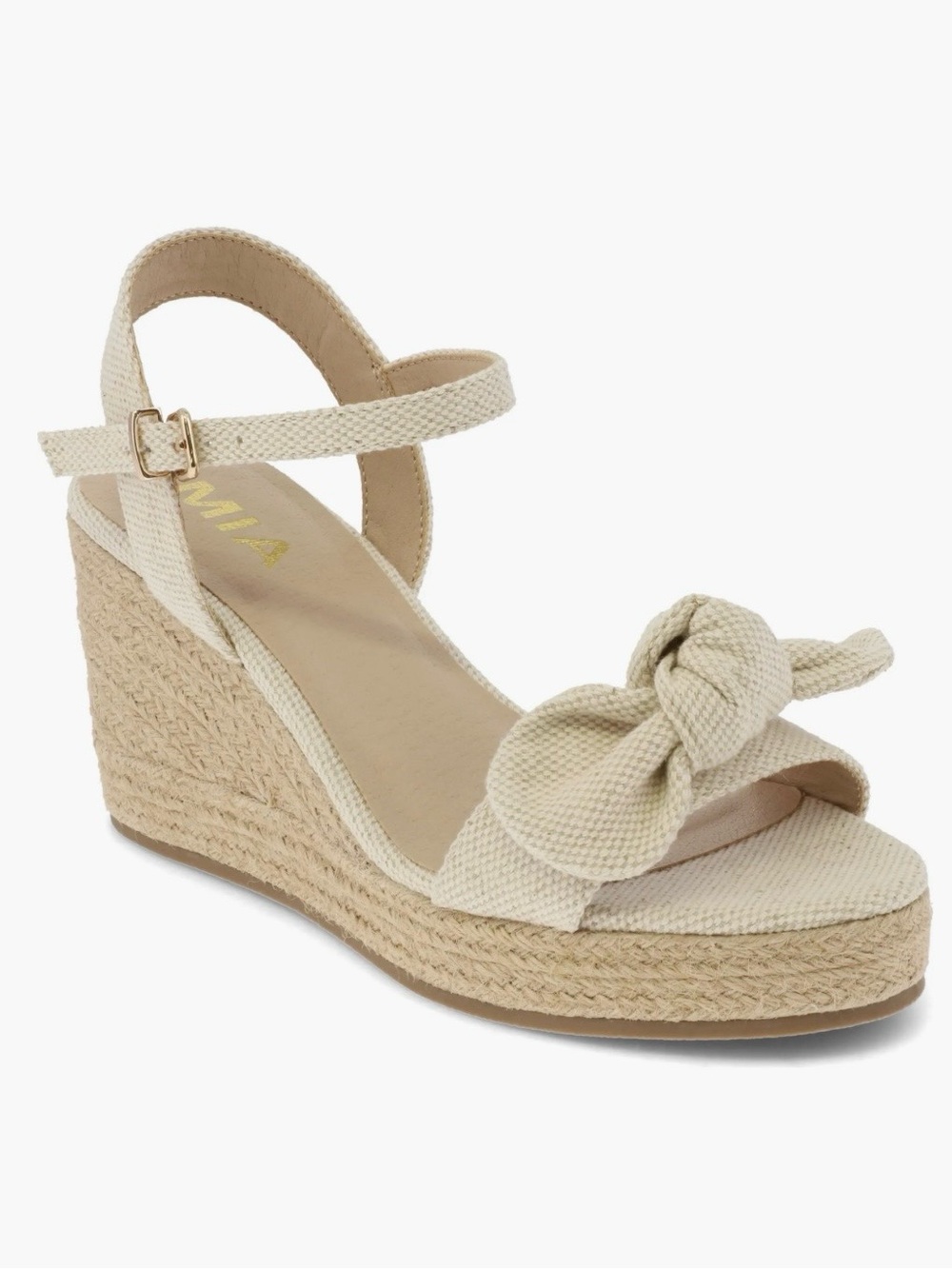 MIA Josiane Platform Wedge Espadrille Sandal Women's Size 8